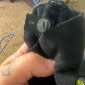 Used A&J Black Girls Knitted Leggings